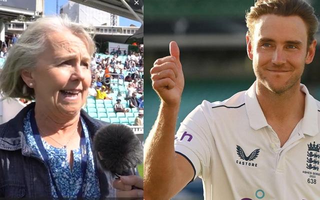 Stuart Broad and his Mother