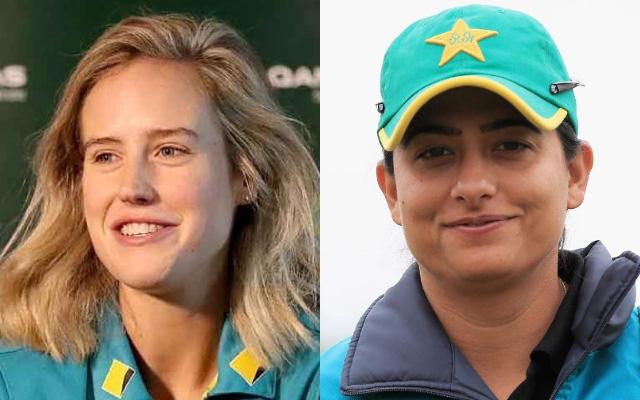 Ellyse Perry and Sana Mir