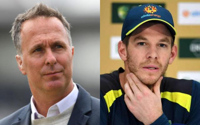 Michael Vaughan and Tim Paine