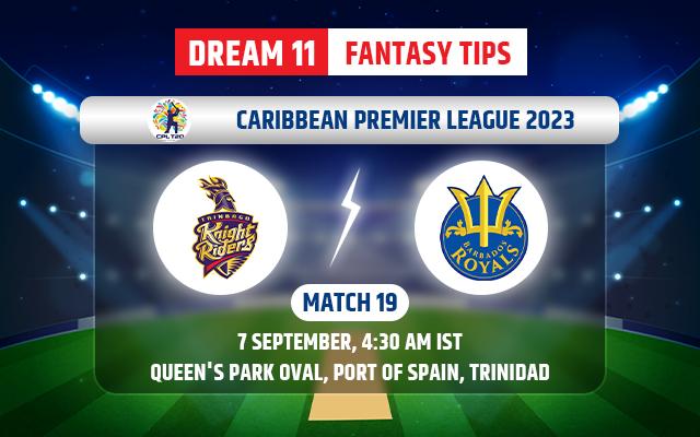 Trinbago Knight Riders vs Barbados Royals Dream11 Team Today