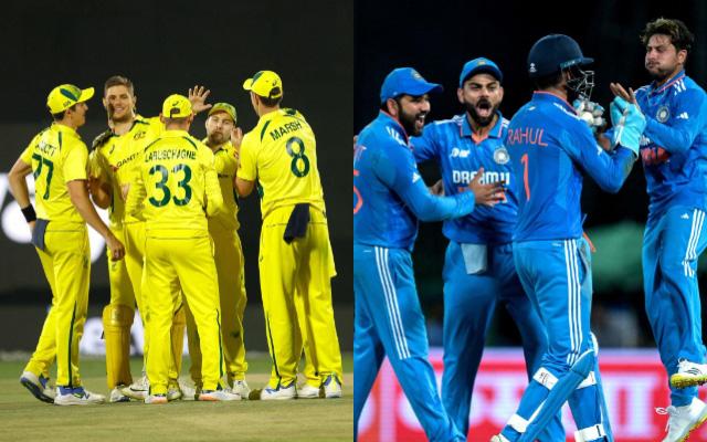 Team India and Australia.