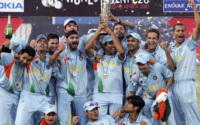 India winning T20 WC 2007