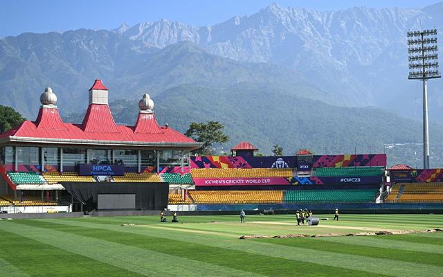 Himachal Pradesh Cricket Association Stadium in Dharamsala.