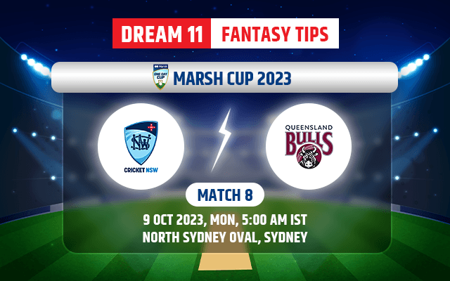 New South Wales vs Queensland Dream11 Team Today