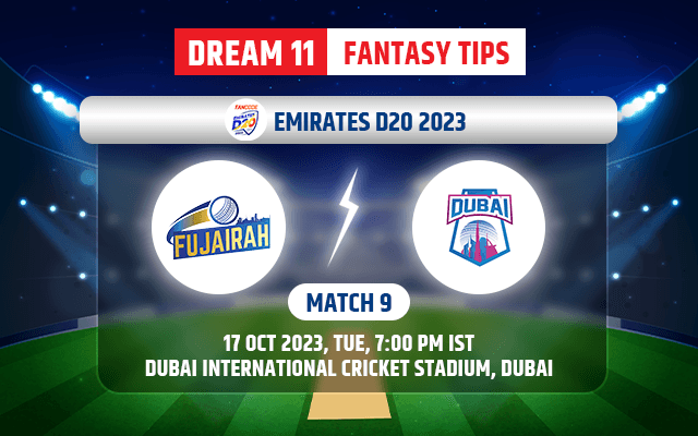 Fujairah vs Dubai Dream11 Team Today