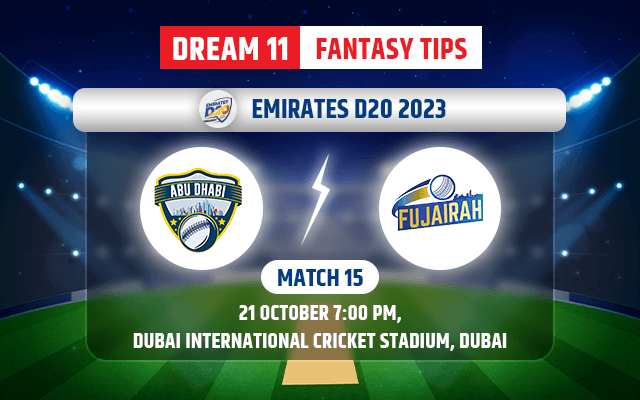 Abu Dhabi vs Fujairah Dream11 Team Today