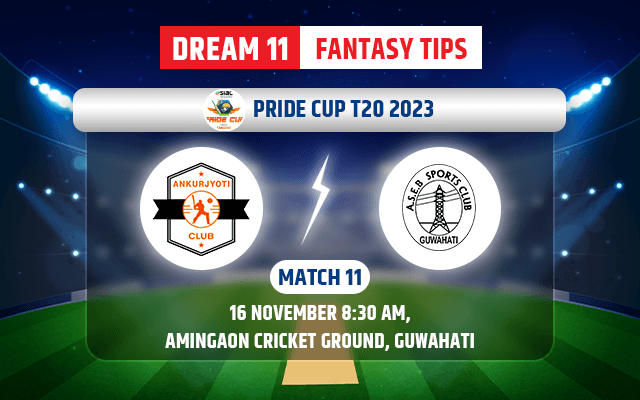Ankurjyoti Club vs Aseb Sports Club Dream11 Team Today