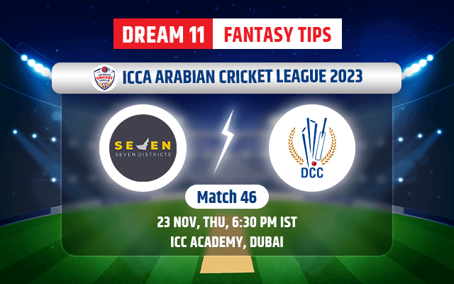Seven Districts vs DCC Starlets Dream11 Team Today
