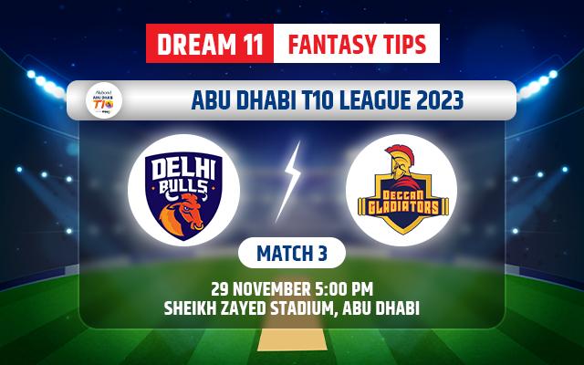 Delhi Bulls vs Deccan Gladiators Dream11 Team Today
