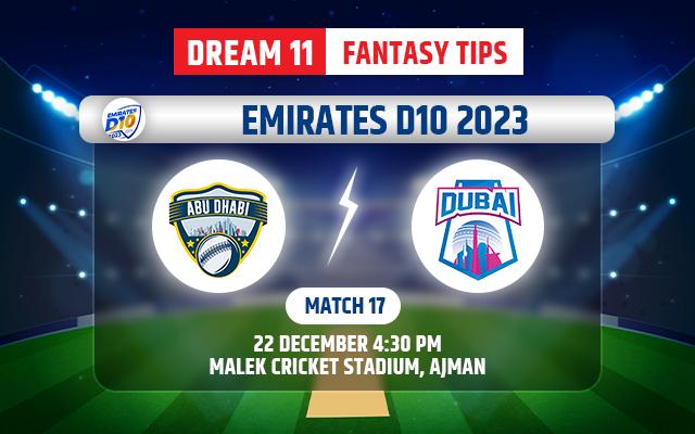 Abu Dhabi vs Dubai Dream11 Team Today