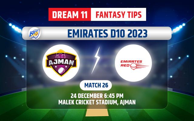Ajman vs Emirates Red Dream11 Team Today