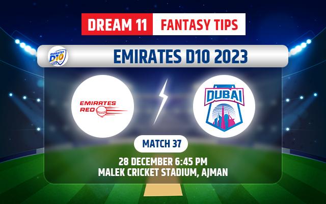 Emirates Red vs Dubai Dream11 Team Today