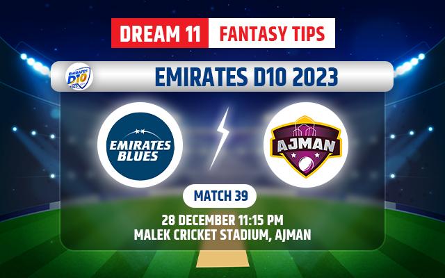 Emirates Blues vs Ajman Dream11 Team Today