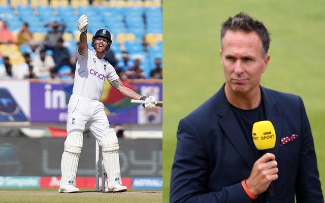 Micheal Vaughan and Ben Stokes