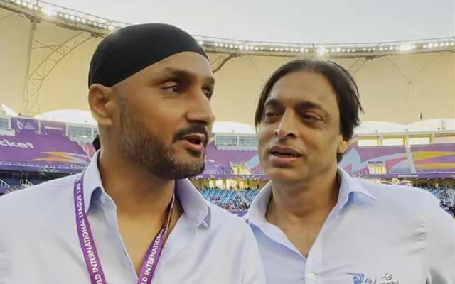 Shoaib Akthar and Harbhajan Singh
