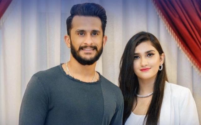 Hasan Ali with his wife