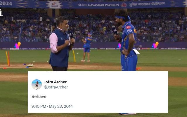 Archer's 'behave' tweet re-emerges amid Manjrekar's incident