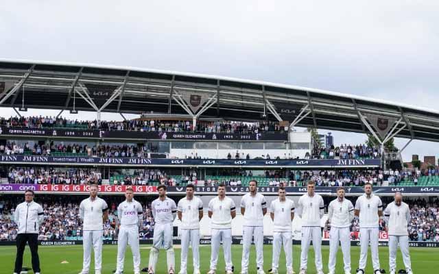 England Cricket pays tribute to the Queen