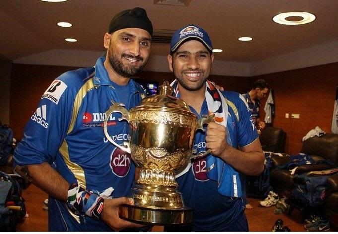 Harbhajan Singh and Skipper Rohit Sharma was retained by MI franchisee