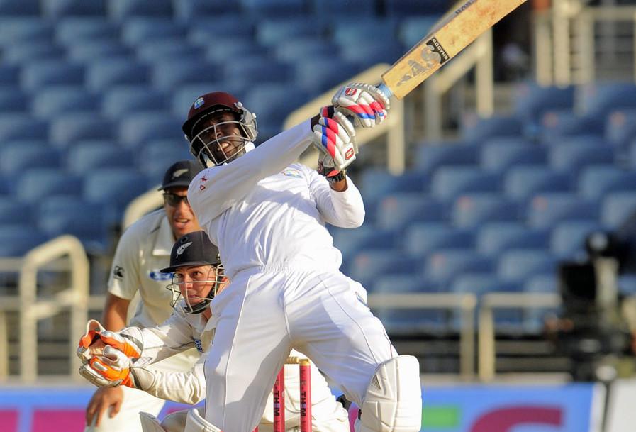 Shane Shillingford scored 2nd fastest fifty in tests. (Photo: WICB)