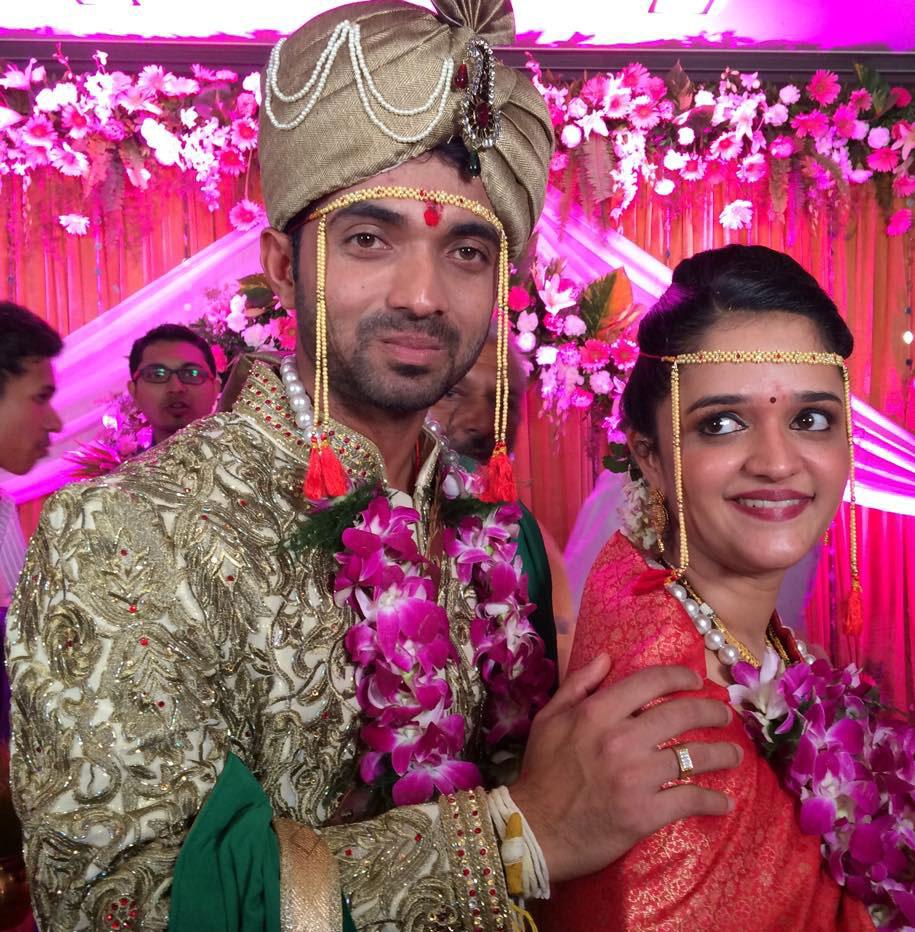 Pre-marriage picture of Ajinkya Rahane and his then fiance Radhika.(Photo Source : Official Ajinkya Rahane Facebook handle)