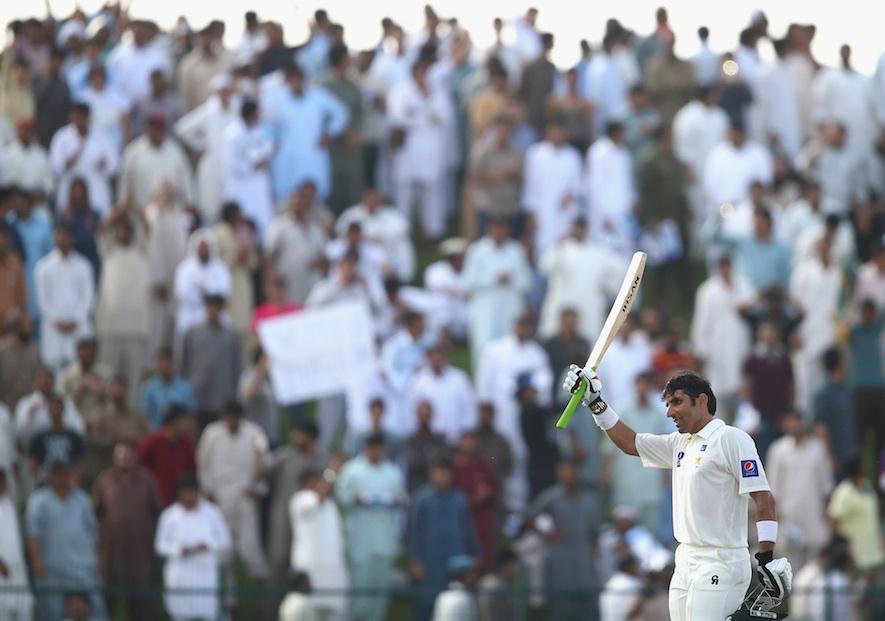 Misbah-ul-Haq scored fastest 50 in test cricket