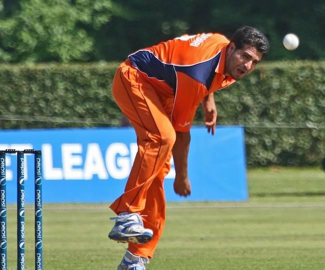 Mudassar Bukhari went for 79 runs in his 10 overs picking up 2 wickets and bowling 2 maiden overs. (Photo Source:ICC/Sander Tholen)