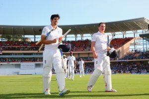 England trash West Indies to take 1-0 lead