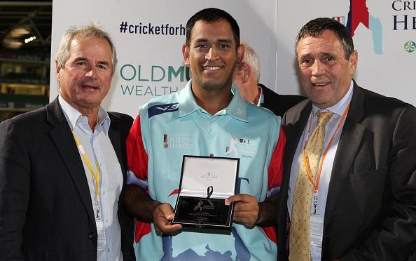 MS Dhoni Help for Heroes