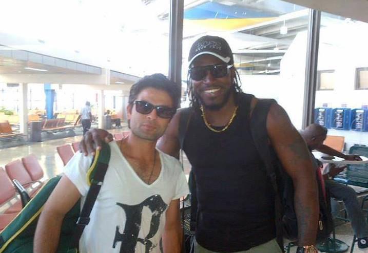 Chris Gayle and Ahmed Shehzad