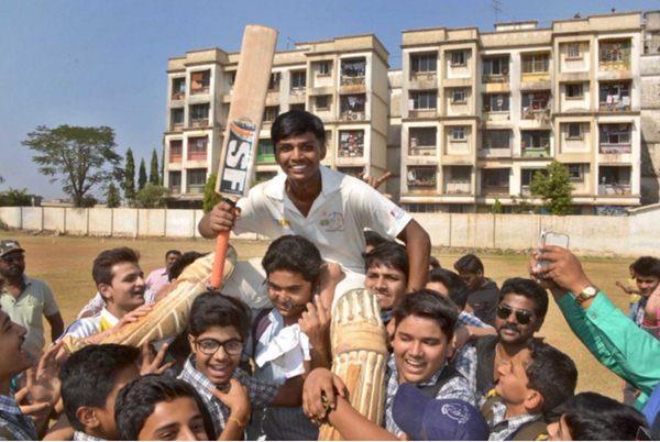 Mumbai batsman Pranav Dhanawade has become a sensation after scoring a record 1009* in a U16 match. (Photo Source: HT Sports Twitter)