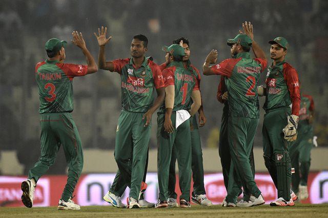 Bangladesh team wicket celebrations