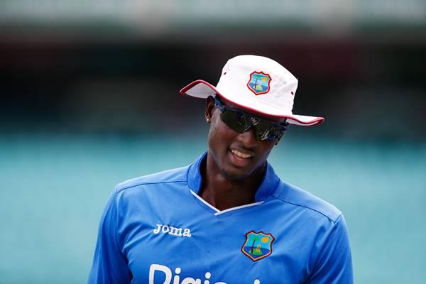 Jason Holder captain of the West Indies Test and One Day International team during training at the Sydney Cricket Ground. Sydney, Australia, Saturday, January. 2nd, 2016. (Photo: Steve Christo) (Photo by Steve Christo/Corbis via Getty Images)