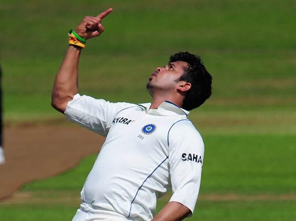India bowler Shanthakumaran Sreesanth.  (Photo by Stu Forster/Getty Images)