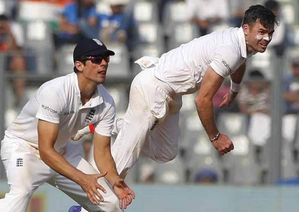 James Anderson and Alastair Cook