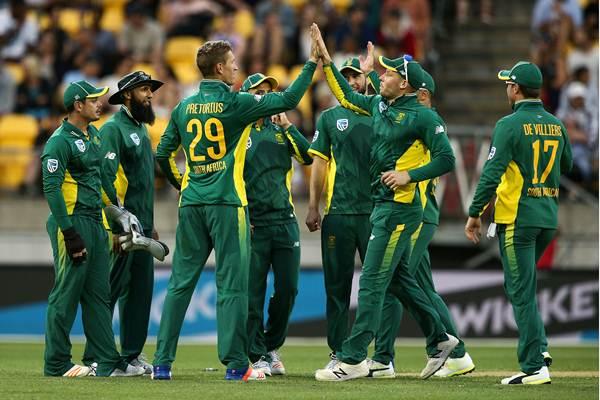 South Africa are in England for a three month tour.  (Photo by Hagen Hopkins/Getty Images)