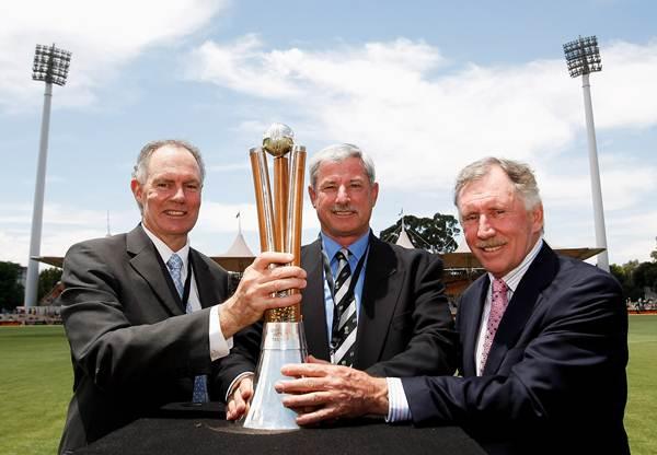 Greg Chappell, Sir Richard Hadlee and Ian Chappell