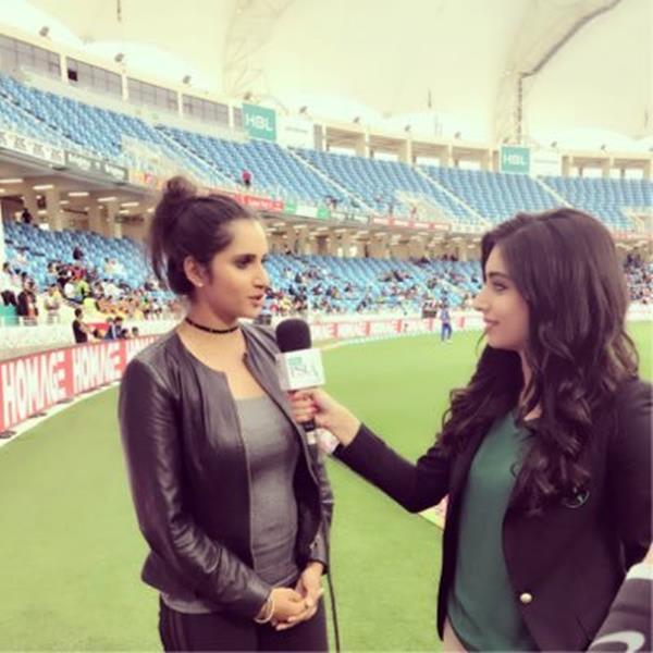Sania Mirza and Zainab Abbas PSL