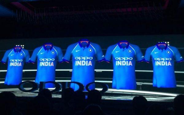 OPPO Indian team jersey