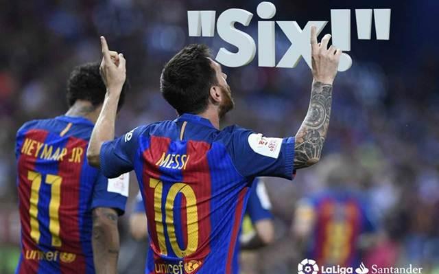 Lionel Messi SIX LaLiga