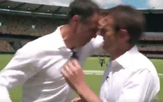 Michael Vaughan and Adam Gilchrist