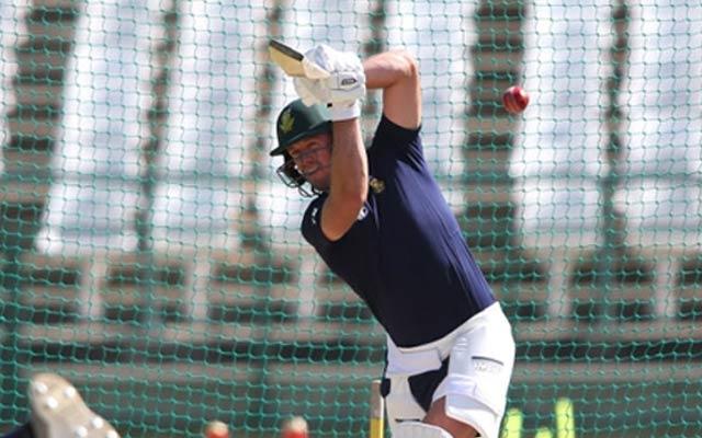 AB de Villiers of South Africa Practice session