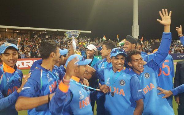 India U19 Players congratulated by Shahid Afridi