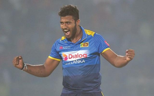 Sri Lanka cricketer Shehan Madushanka