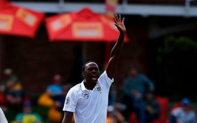 South Africa bowler Kagiso Rabada send off Steve Smith