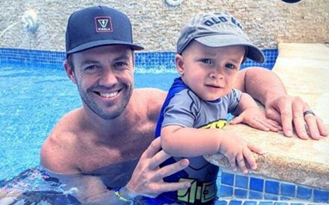 AB de Villiers and his son