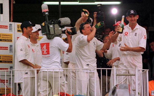 England team celebration