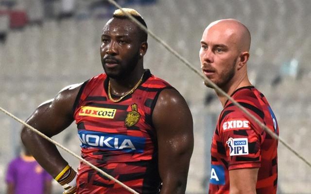 Andre Russell and Chris Lynn