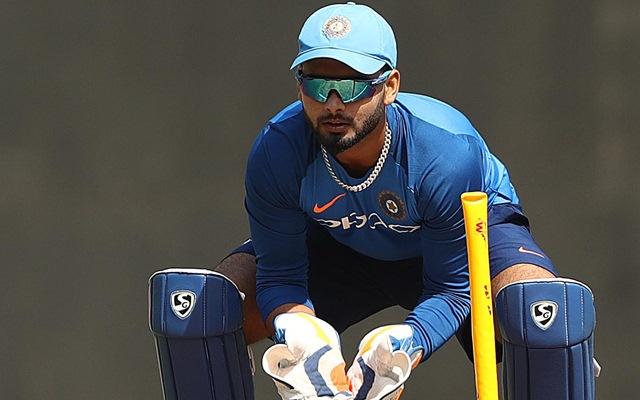 Rishabh Pant was back to pavilion after producing just 5 runs from his bat in practice Test match.