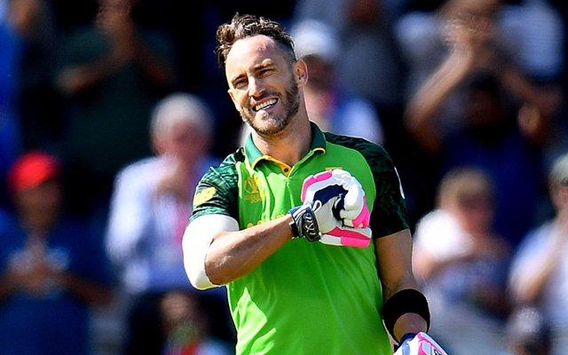 Du Plessis will be playing his first ODI series since the World Cup 2019.
